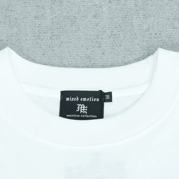 Mixed Emotion White Crewneck Tee - Picture 3 of 10